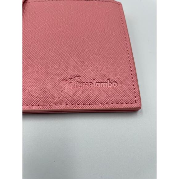 PINK Travelambo RFID Wallet Women Large Size Bifold Multi Card Double Zip Slim - Picture 3 of 4